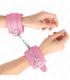 KINK - MUÑEQUERAS SENCILLAS ROSA AJUSTABLE 20-23 CM X 5.5 CM