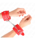 KINK - MUÑEQUERAS SENCILLAS ROJO AJUSTABLE 20-23 CM X 5.5 CM
