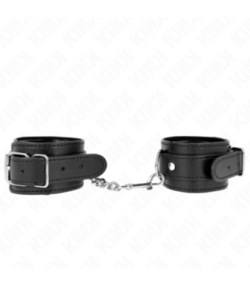KINK - MUÑEQUERAS FINAS NEGRO AJUSTABLE 21-33 CM