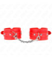KINK - MUÑEQUERAS FINAS ROJO AJUSTABLE 21-33 CM