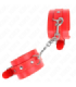 KINK - MUÑEQUERAS FINAS ROJO AJUSTABLE 21-33 CM