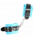 KINK - MUÑEQUERAS CON GANCHO FORRO AZUL AJUSTABLE 20-28 CM X 5.5 CM