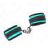 KINK - MUÑEQUERAS NEGRO-AZUL AJUSTABLE 18-32 CM X 5 CM