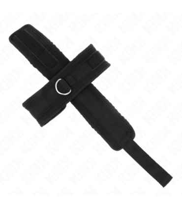 KINK - MUÑEQUERAS CRUZADA NEGRO 34 X 5.5 CM