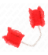 KINK - MUÑEQUERAS ELÁSTICAS DE ENCAJE ROJO