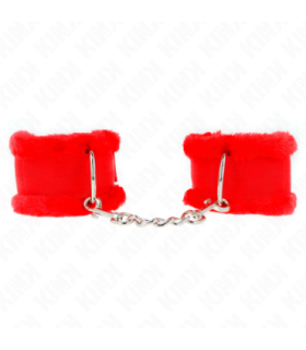 KINK - MUÑEQUERAS FORRADA ROJO AJUSTABLE 17-31 CM X 7 CM