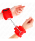KINK - MUÑEQUERAS FORRADA ROJO AJUSTABLE 17-31 CM X 7 CM