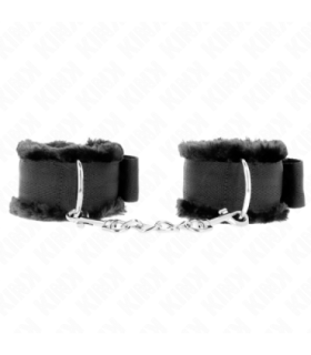 KINK - MUÑEQUERAS FORRADA NEGRO AJUSTABLE 17-31 CM X 7 CM