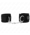 KINK - MUÑEQUERAS NEGRO AJUSTABLE 18-35 CM X 6 CM