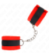 KINK - MUÑEQUERAS PARA PRINCIPIANTES NEGRO-ROJO 30 X 7 CM