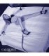 CALEXOTICS - NOCTURNAL RESTRICCIONES DE CAMA CUERO AJUSTABLE NEGRO