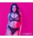 CALEXOTICS - EUPHORIA COLLAR HALTER Y CORREA CON CADENA TALLA PLUS
