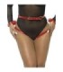 SUBBLIME - 953706 ESPOSAS CON CINTURÓN BONDAGE ROJO TALLA ÚNICA