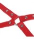 SUBBLIME - 953706 ESPOSAS CON CINTURÓN BONDAGE ROJO TALLA ÚNICA