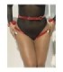 SUBBLIME - 953706 ESPOSAS CON CINTURÓN BONDAGE ROJO TALLA ÚNICA