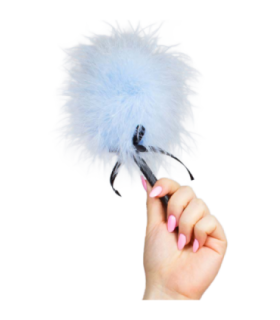 SECRETPLAY - PLUMERO MARABU AZUL CELESTE
