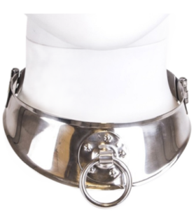 METAL HARD - COLLAR RESTRINGIDOR CON ANILLA