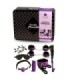 SECRETPLAY - BDSM SET 8PCS LILA / NEGRO