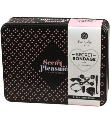 SECRETPLAY - BDSM SET 8 PCS NEGRO