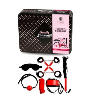 SECRETPLAY - BDSM SET 6 PIEZAS RED COLLECTION