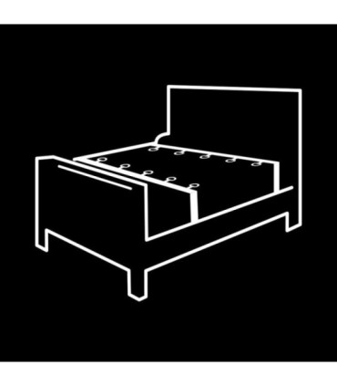 FETISH SUBMISSIVE - SET ATADURAS CAMA LUXURY CON FORRO DE NEOPRENO