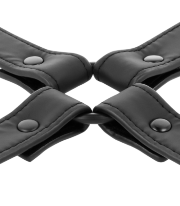 FETISH SUBMISSIVE - UNIÓN ESPOSAS CUERO VEGANO