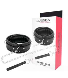 DARKNESS - COLLAR CON CADENA SOFT LEATHER