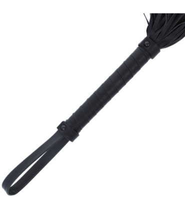 DARKNESS - LÁTIGO BONDAGE NEGRO 42CM LEATHER