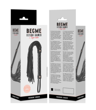 BEGME - BLACK EDITION LÁTIGO CUERO VEGANO