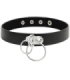 COQUETTE CHIC DESIRE - CHOKER CUERO VEGANO DOBLE ANILLA