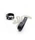 OHMAMA FETISH - COLLAR PARA PENE Y CORREA PIEL CON CADENA METALICA