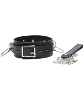 OHMAMA FETISH - COLLAR SUMISION CON 3 ANILLAS