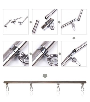 OHMAMA FETISH - BARRA RESTRICCIÓN 4 GANCHOS