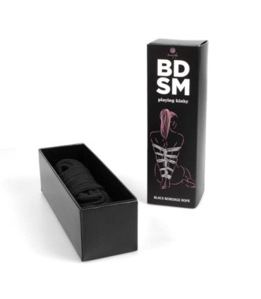 SECRETPLAY - CUERDA BONDAGE NEGRA BDSM COLLECTION
