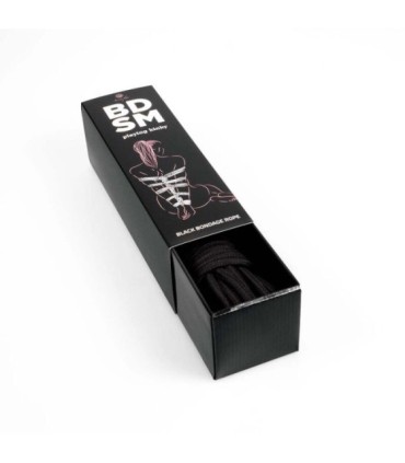 SECRETPLAY - CUERDA BONDAGE NEGRA BDSM COLLECTION