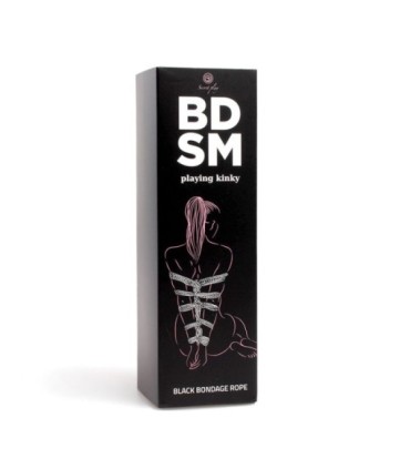 SECRETPLAY - CUERDA BONDAGE NEGRA BDSM COLLECTION