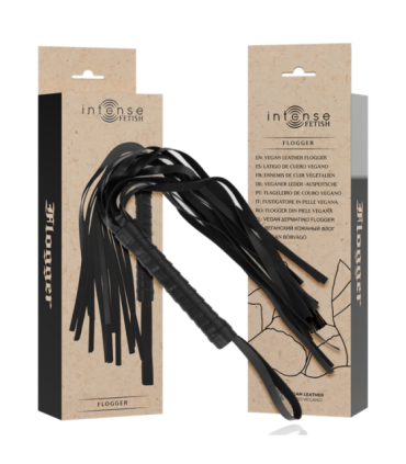 INTENSE - FETISH LÁTIGO DE CUERO VEGANO