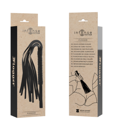INTENSE - FETISH LÁTIGO DE CUERO VEGANO