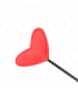 KINK - PALA FORMA DE CORAZÓN ROJO 33 X 10 CM