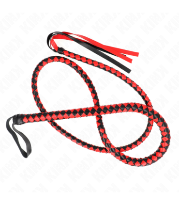 KINK - LÁTIGO DE SERPIENTE LARGO ROJO 210 CM