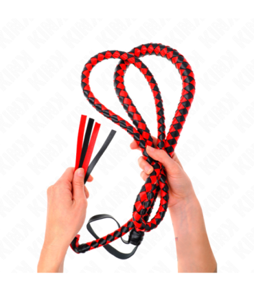 KINK - LÁTIGO DE SERPIENTE LARGO ROJO 210 CM