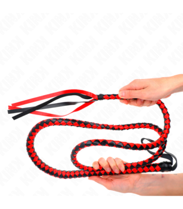 KINK - LÁTIGO DE SERPIENTE LARGO ROJO 210 CM