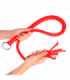 KINK - LÁTIGO DE SERPIENTE CON ANILLO DE MANO ROJO 65 CM