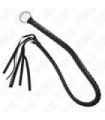 KINK - LÁTIGO DE SERPIENTE CON ANILLO DE MANO NEGRO 65 CM