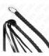 KINK - LÁTIGO DE SERPIENTE CON ANILLO DE MANO NEGRO 65 CM
