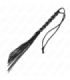 KINK - MINI LÁTIGO DE SILICONA CON AGARRE 6 BOLAS NEGRO 26 CM