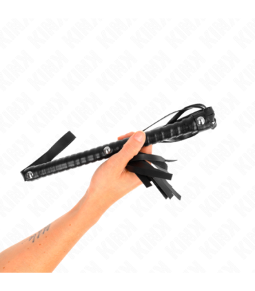 KINK - LÁTIGO CON MANGO TEXTURIZADO NEGRO 48.5 CM