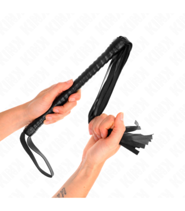KINK - LÁTIGO CON MANGO TEXTURIZADO NEGRO 48.5 CM