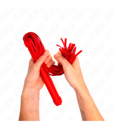 KINK - LÁTIGO CON MANGO TEXTURIZADO ROJO 48.5 CM