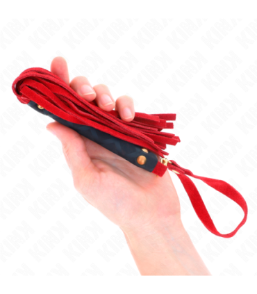 KINK - LÁTIGO MINI PIEL DE ANTE ROJO 30 CM